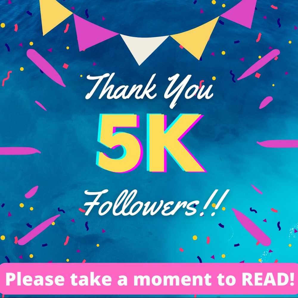 THANK YOU 5K FOLLOWERS!